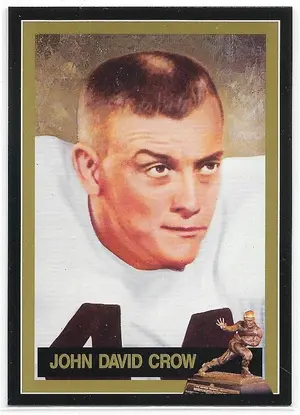 1991 College Classics Heisman Collection Series I #23 John David Crow