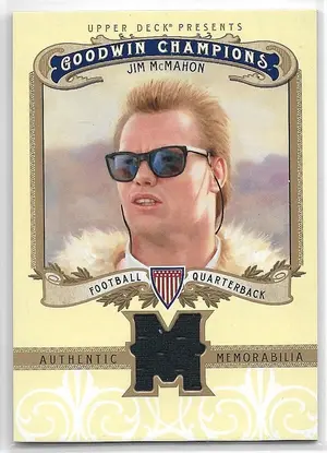 2012 Goodwin Champions Memorabilia #M-JM Jim McMahon
