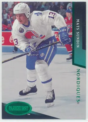 1993-94 PARKHURST - MATS SUNDIN #435 EMERALD ICE