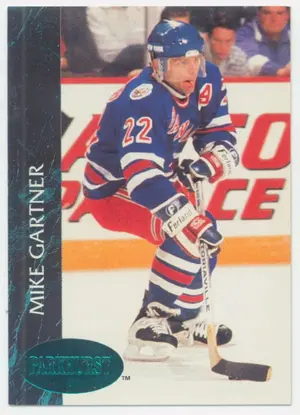1992-93 PARKHURST - MIKE GARTNER #108 EMERALD ICE