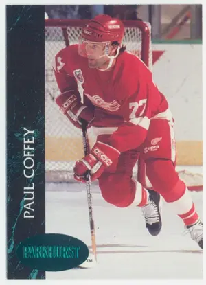 1992-93 PARKHURST - PAUL COFFEY #276 EMERALD ICE