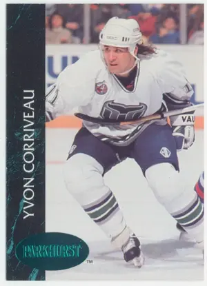 1992-93 PARKHURST - YVON CORRIVEAU #295 EMERALD ICE