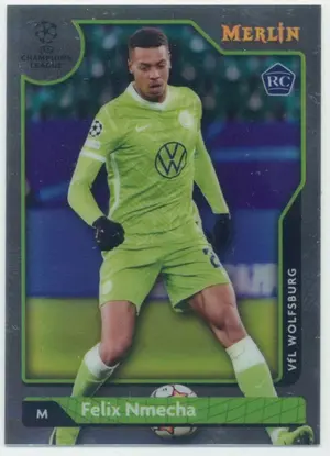 2021-22 Topps Merlin Collection Chrome UCL - Felix Nmecha #146 Rookie
