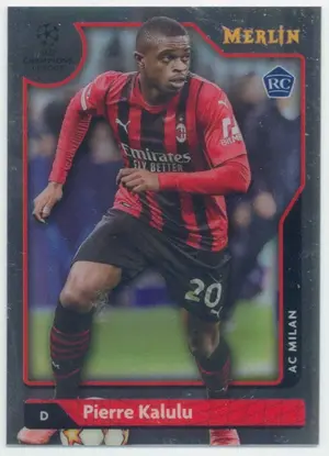 2021-22 Topps Merlin Collection Chrome UCL - Pierre Kalulu #147 Rookie
