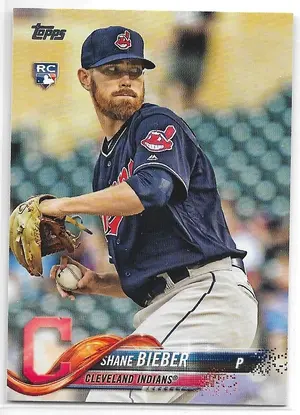 2018 Topps Update #US198 Shane Bieber RC