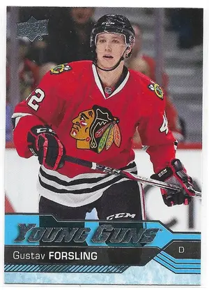 2016-17 Upper Deck #240 Gustav Forsling RC (Young Guns)