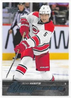 2015-16 Upper Deck #499 Noah Hanifin RC (Young Guns)