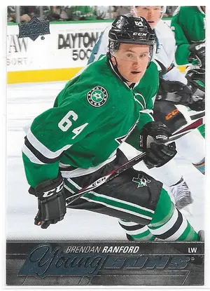 2015-16 Upper Deck #463 Brendan Ranford RC (Young Guns)
