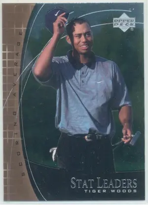 2001 Upper Deck - Tiger Woods #SL11 Stat Leaders