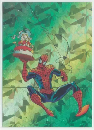 1992 Comic Images Marvel Spider-Man II: 30th Anniversary 1962-1992 - Spider-Man #P7 Prism
