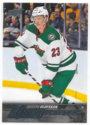 2015-16 Upper Deck #486 Gustav Olofsson RC (Young Guns)