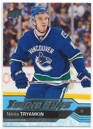 2016-17 Upper Deck #221 Nikita Tryamkin RC (Young Guns)