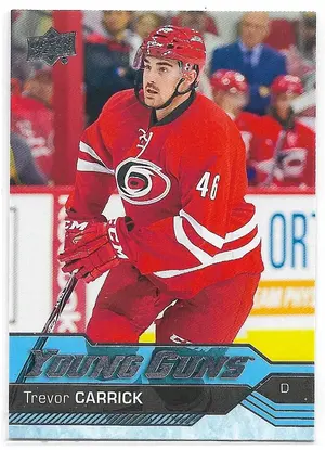 2016-17 Upper Deck #230 Trevor Carrick RC (Young Guns)