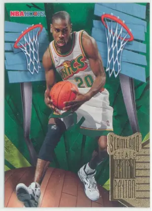 1995-96 NBA Hoops - Gary Payton #SL43 Slamland