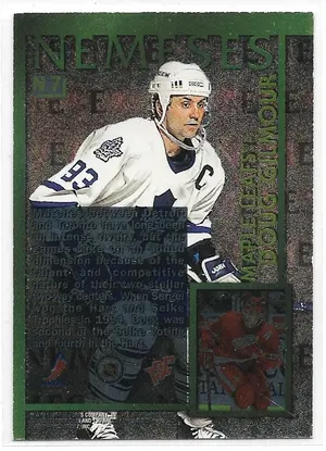 1995-96 Stadium Club Nemeses #N7 Sergei Fedorov & Doug Gilmour *
