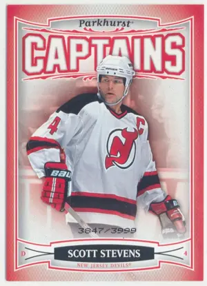 2006-07 PARKHURST - SCOTT STEVENS #189 CAPTAINS 3847/3999