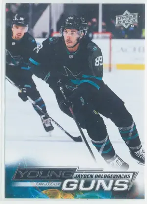 2022-23 UPPER DECK - JAYDEN HALBGEWACHS #456 YOUNG GUNS