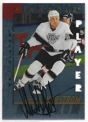 1997-98 Be A Player Autographs Die-Cut #38 Mattias Norstrom