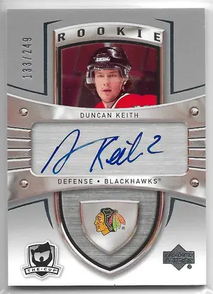 2005-06 The Cup #186 Duncan Keith RC (133/249)