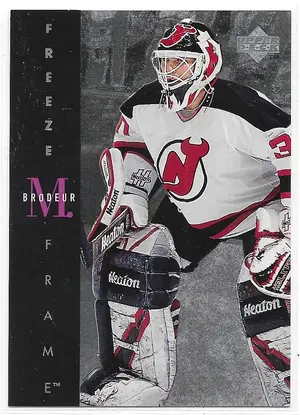 1995-96 Upper Deck Freeze Frame #F14 Martin Brodeur