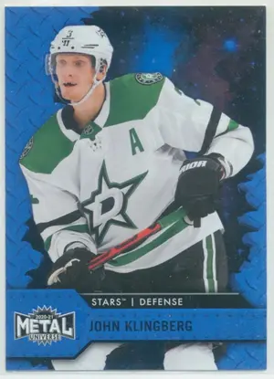 2020-21 SKYBOX METAL UNIVERSE - JOHN KLINGBERG #49 BLUE SPECTRUM