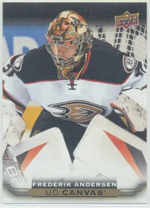 2015-16 UPPER DECK - FREDERIK ANDERSEN #C122 UD CANVAS