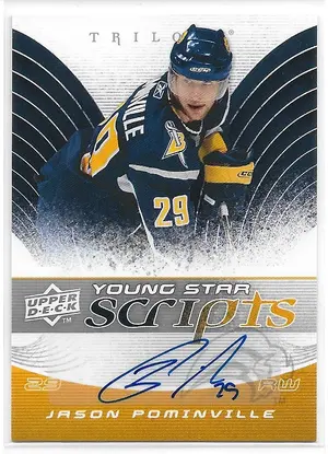 2008-09 Trilogy Young Star Scripts #YS-JP Jason Pominville