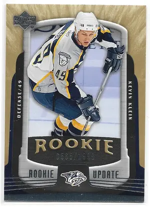 2005-06 Rookie Update #152 Kevin Klein RC (0565/1999)