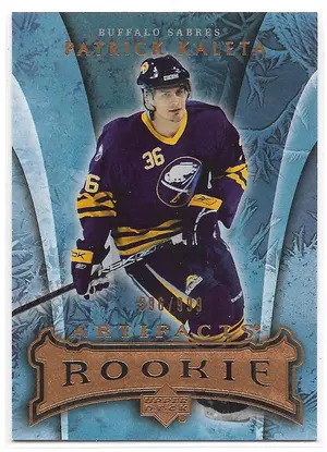 2007-08 Artifacts #192 Patrick Kaleta RC (596/999)