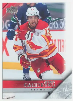 2020-21 UPPER DECK EXTENDED - JOHNNY GAUDREAU #T-10 2005-06 UPPER DECK TRIBUTE