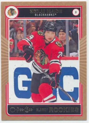 2020-21 UPPER DECK - NICOLAS BEAUDIN #R-10 O-PEE-CHEE GLOSSY ROOKIES BRONZE