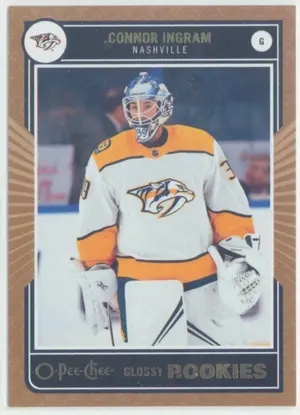 2020-21 UPPER DECK - CONNOR INGRAM #R-17 O-PEE-CHEE GLOSSY ROOKIES BRONZE