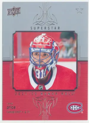 2021-22 UPPER DECK - CAREY PRICE #HR-100 HONOR ROLL