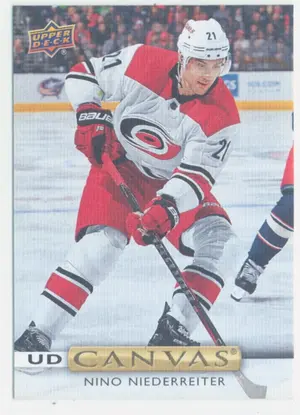 2019-20 UPPER DECK - NINO NIEDERREITER #C26 UD CANVAS