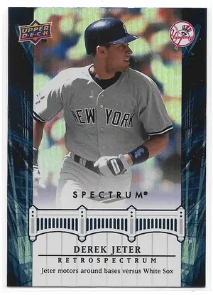2008 Spectrum Retrospectrum #DJ18 Derek Jeter