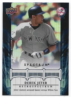 2008 Spectrum Retrospectrum #DJ18 Derek Jeter