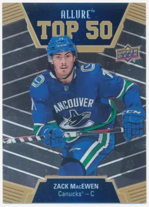 2019-20 ALLURE - ZACK MacEWEN #T50-31 TOP 50