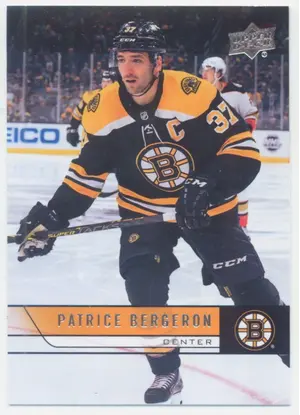 2021-22 UPPER DECK EXTENDED - PATRICE BERGERON #T-5 2006-07 UPPER DECK RETRO