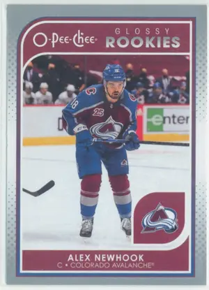 2021-22 UPPER DECK - ALEX NEWHOOK #R-10 O-PEE-CHEE GLOSSY ROOKIES