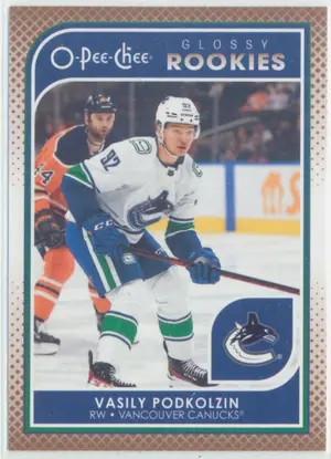 2021-22 UPPER DECK - VASILY PODKOLZIN #R-14 O-PEE-CHEE GLOSSY ROOKIES BRONZE