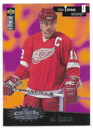 1996-97 Collector's Choice You Crash The Game #C10 Steve Yzerman (vs. Boston)