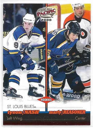 1999-00 Pacific Red #368 Tyson Nash & Marty Reasoner RC