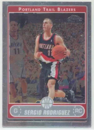 2006-07 Topps Chrome - Sergio Rodriguez #199 Rookie