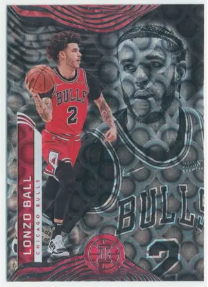 2021-22 Panini Illusions - Lonzo Ball #40 Asia Trophy Collection Parallel