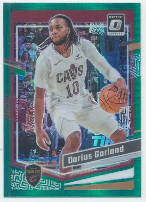 2023-24 Panini Donruss Optic - Darius Garland #31 Green Hyper Prizm Parallel