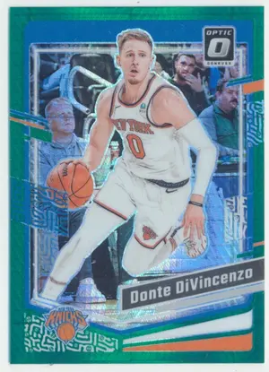 2023-24 Panini Donruss Optic - Donte DiVincenzo #196 Green Hyper Prizm Parallel