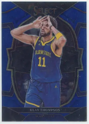 2022-23 Panini Select - Klay Thompson #19 Concourse Blue Parallel