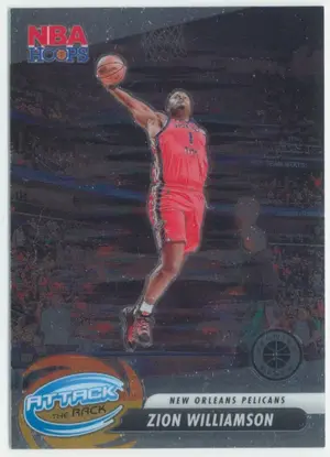 2023-24 Panini NBA Hoops Premium Stock - Zion Williamson #8 Attack the Rack