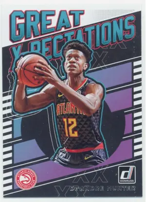2019-20 Panini Donruss - De'Andre Hunter #1 Great X-Pectations