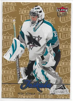 2007-08 Ultra Gold Medallion #33 Vesa Toskala